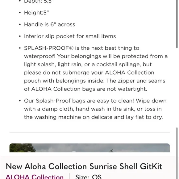 New Limited edition Aloha Collection sunrise shell Git Kit - Picture 6 of 6
